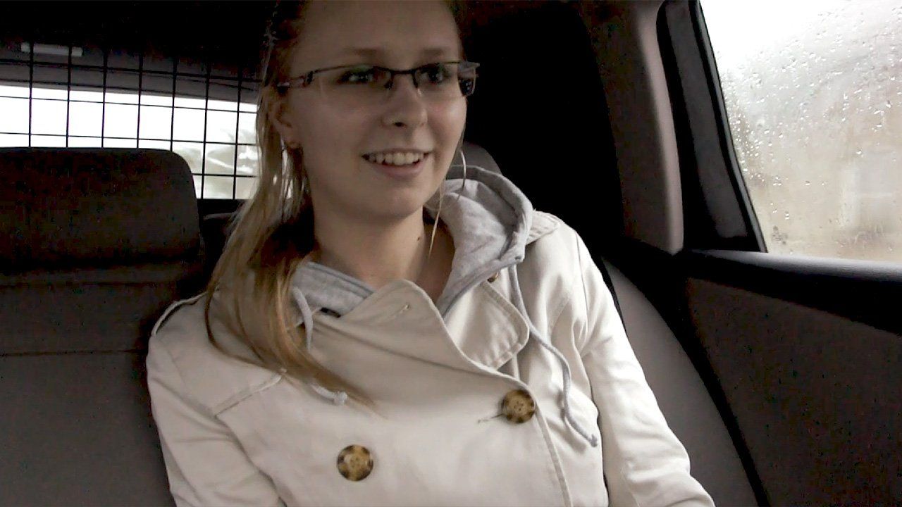 A hot fuck in a car