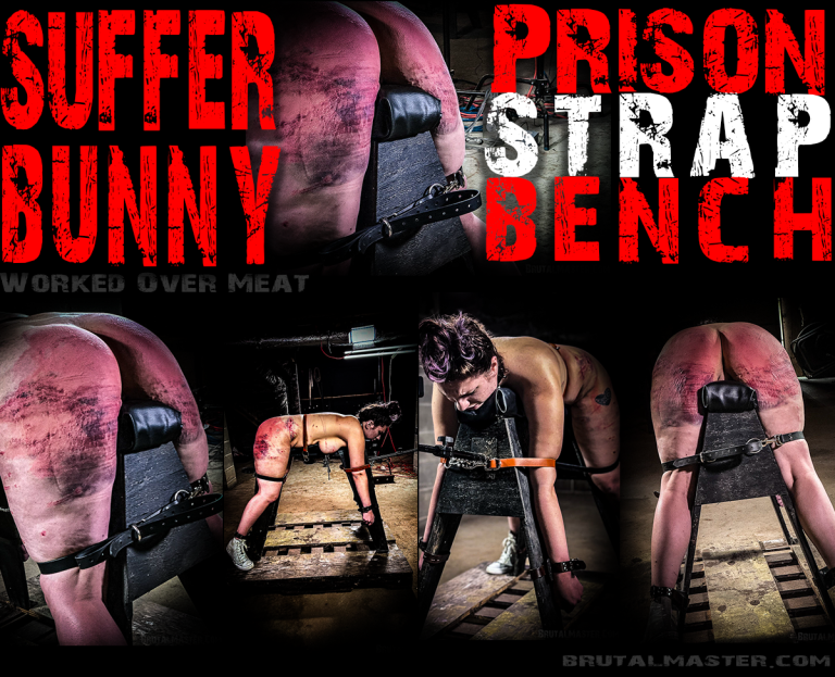 SufferBunny - Prison  Strap Bench Beating