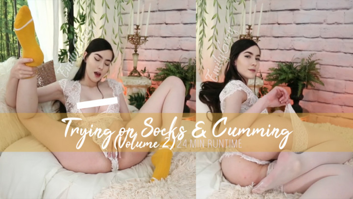 Trying on Socks & Cumming Volume 2