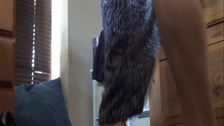 Pussy and panties on show...oops