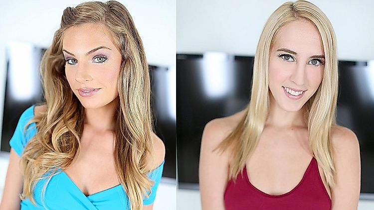 Sydney Cole and Cadence Lux, Two Cum-Loving Blonde Beauties Suck and Fuck