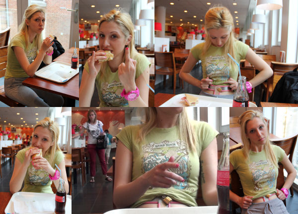 Public lunch with Donna