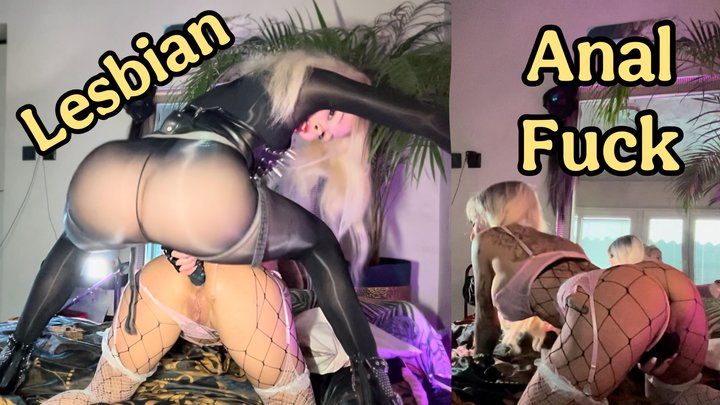 LESBIAN ANAL FUCK pegging PORNSTAR Isizzu Michaela and Slavena