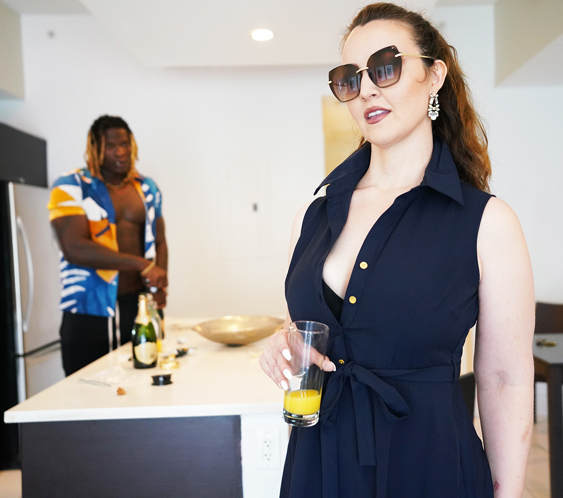 Cheating Housewife Violette Blakk craves BBC