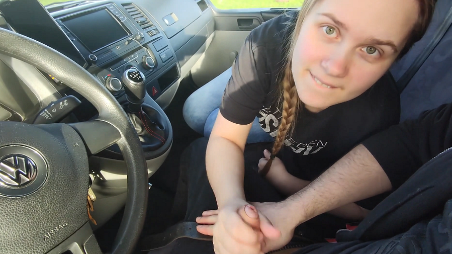 Banged in the car and almost got caught!