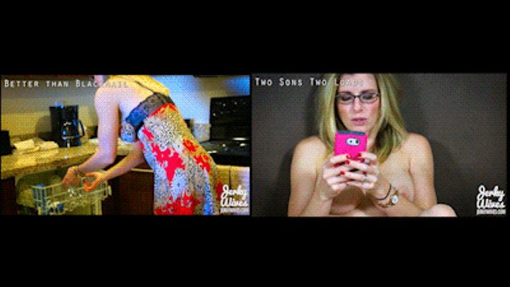 Mom Succumbs to Sextortion (Better Than Blackmail, Two Sons Two Loads)