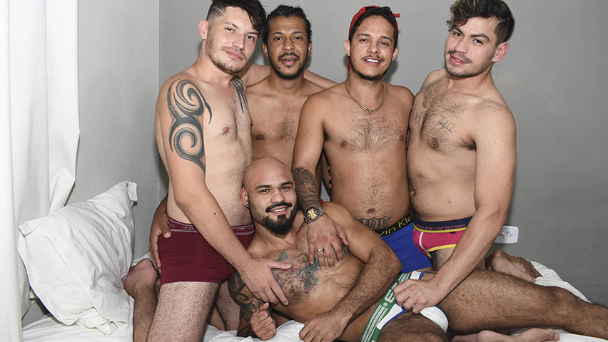 Orgy among friends