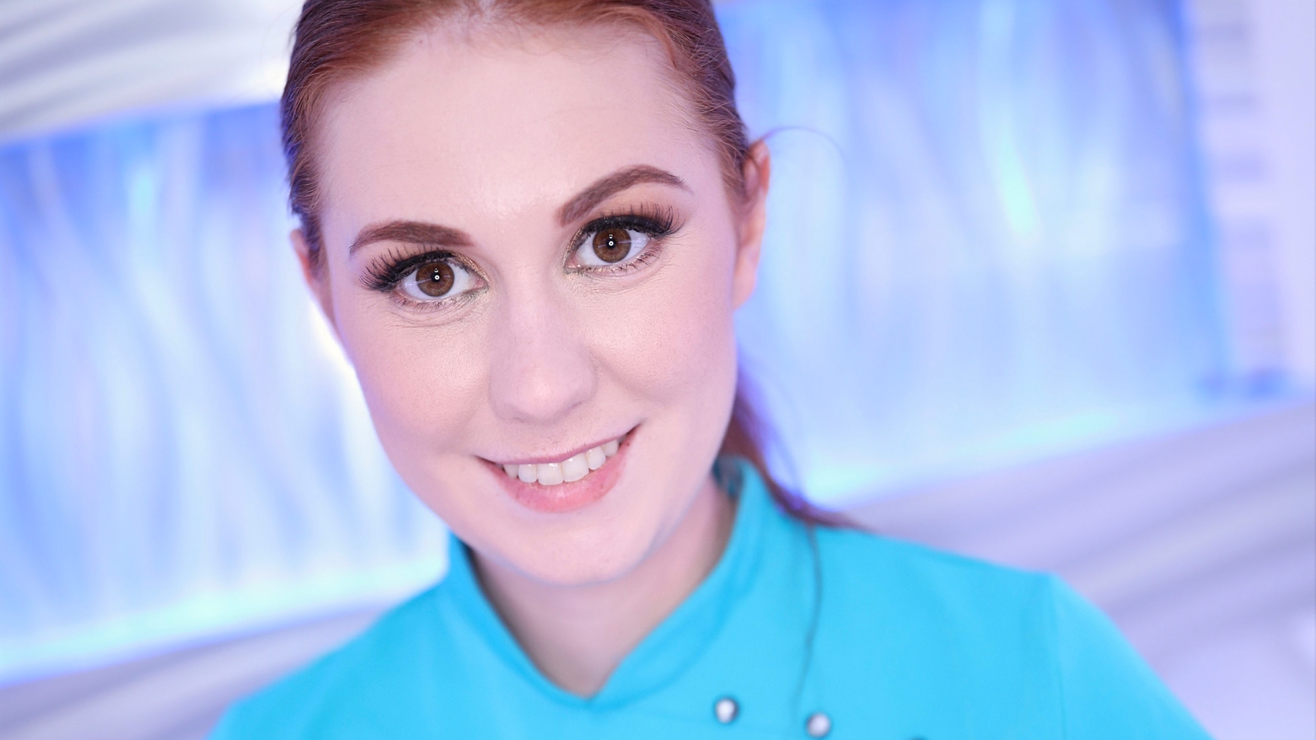 Swallow Salon Welcomes Ellie Murphy, Beautiful Redhead to Give a Sensual Blowjob and Swallow Cum
