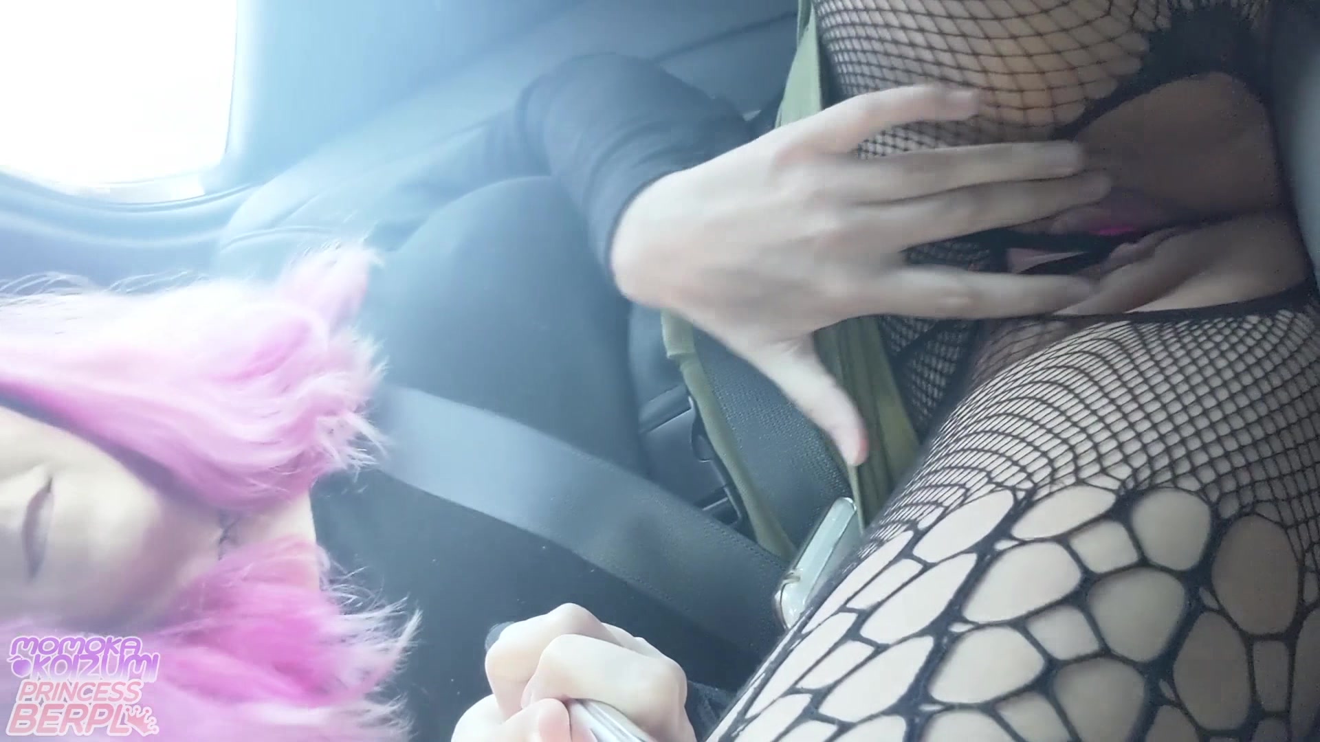 Girl/Girl Vibrator Control In Uber