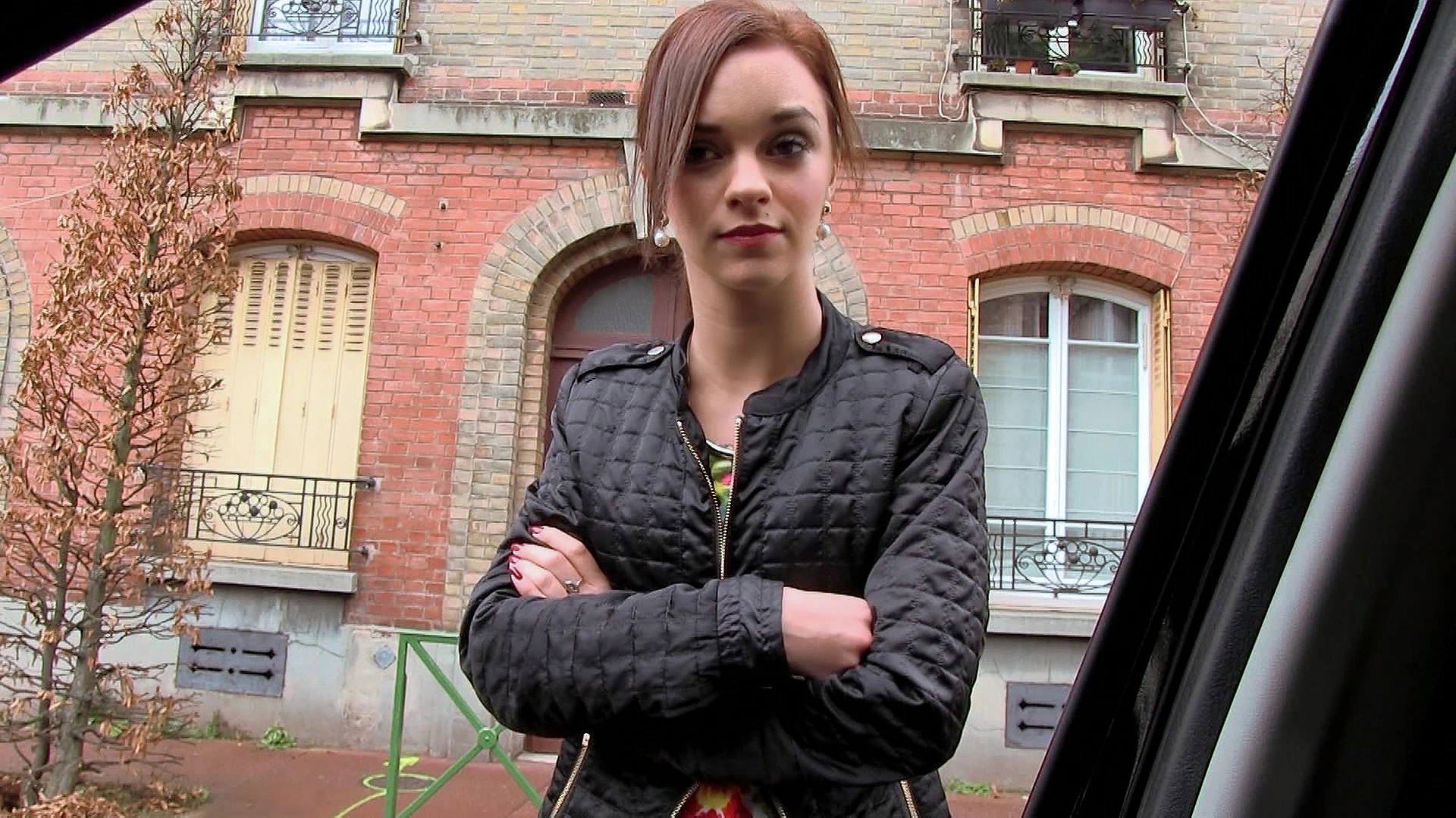 Horny French Amateur Car Sex