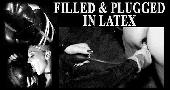 Filled & Plugged In Latex - Mistress Sidonia's Private Sessions