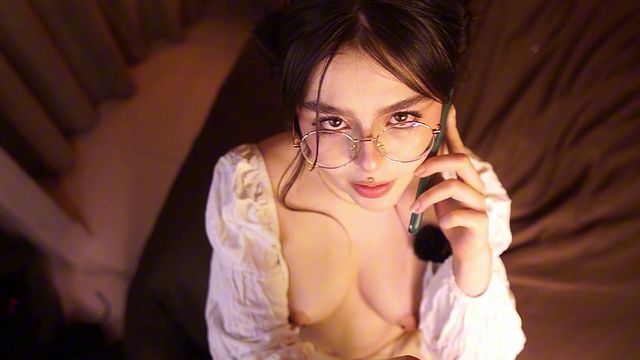 My goth stepsister dresses up for me and wants my big cock