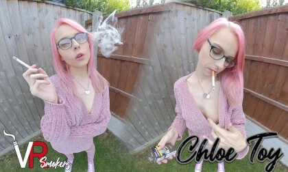 Chloe Toy - Smoking in the Garden