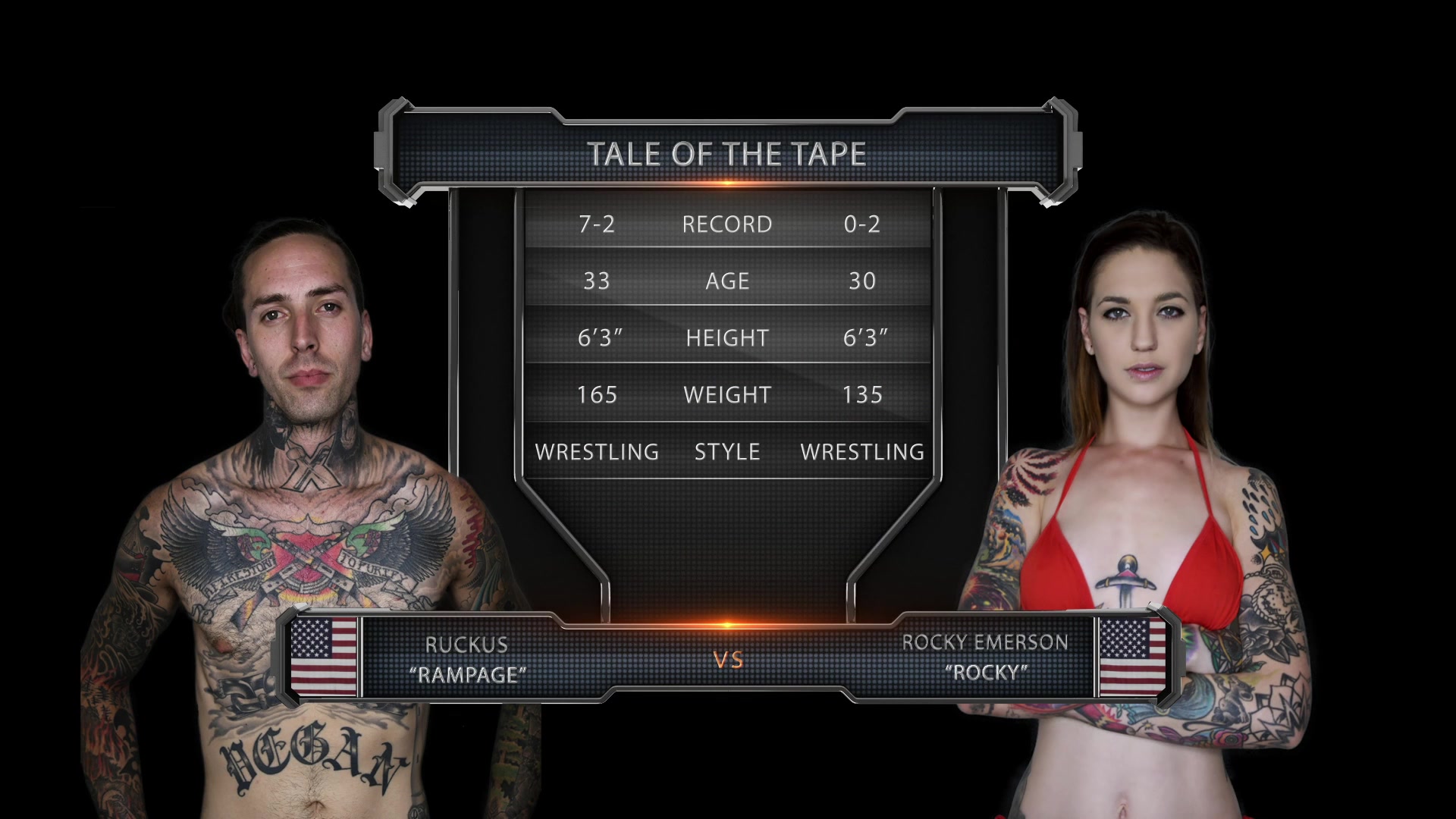 Rocky Emerson vs Ruckus Mixed Wrestling