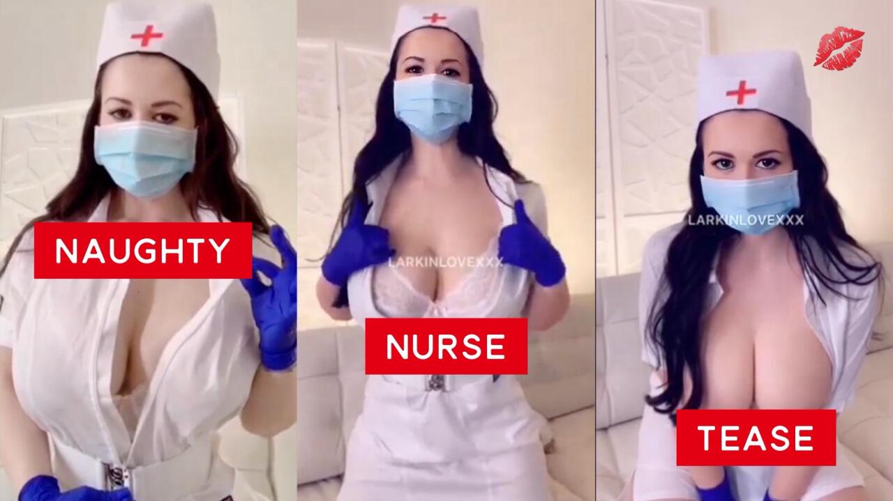 Naughty Nurse Tease Larkin Love