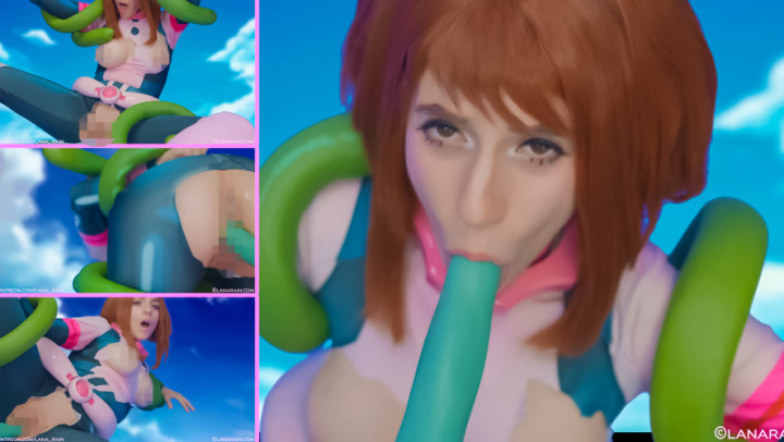 Uraraka Tentacle Fucked As Friends Watch
