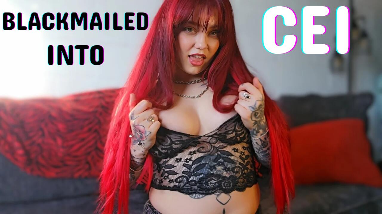 Blackmailed into Eating Your Own Cum