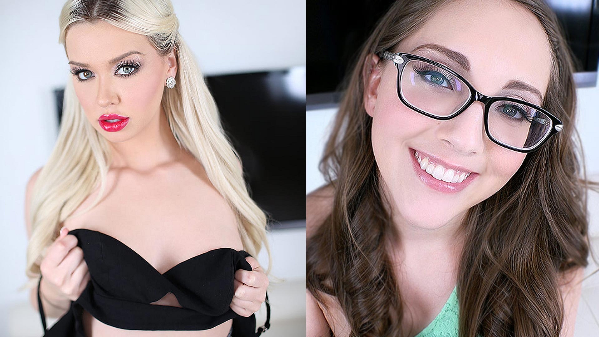 Heidi Hampton and Nickey Huntsman Suck Cock and Swallow Big Loads