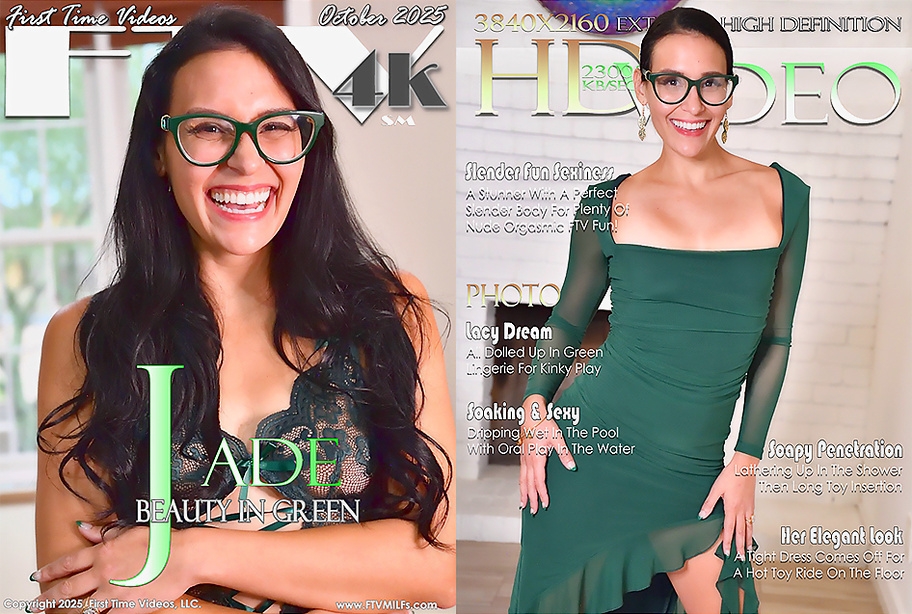 Beauty In Green - Slender Fun Sexiness