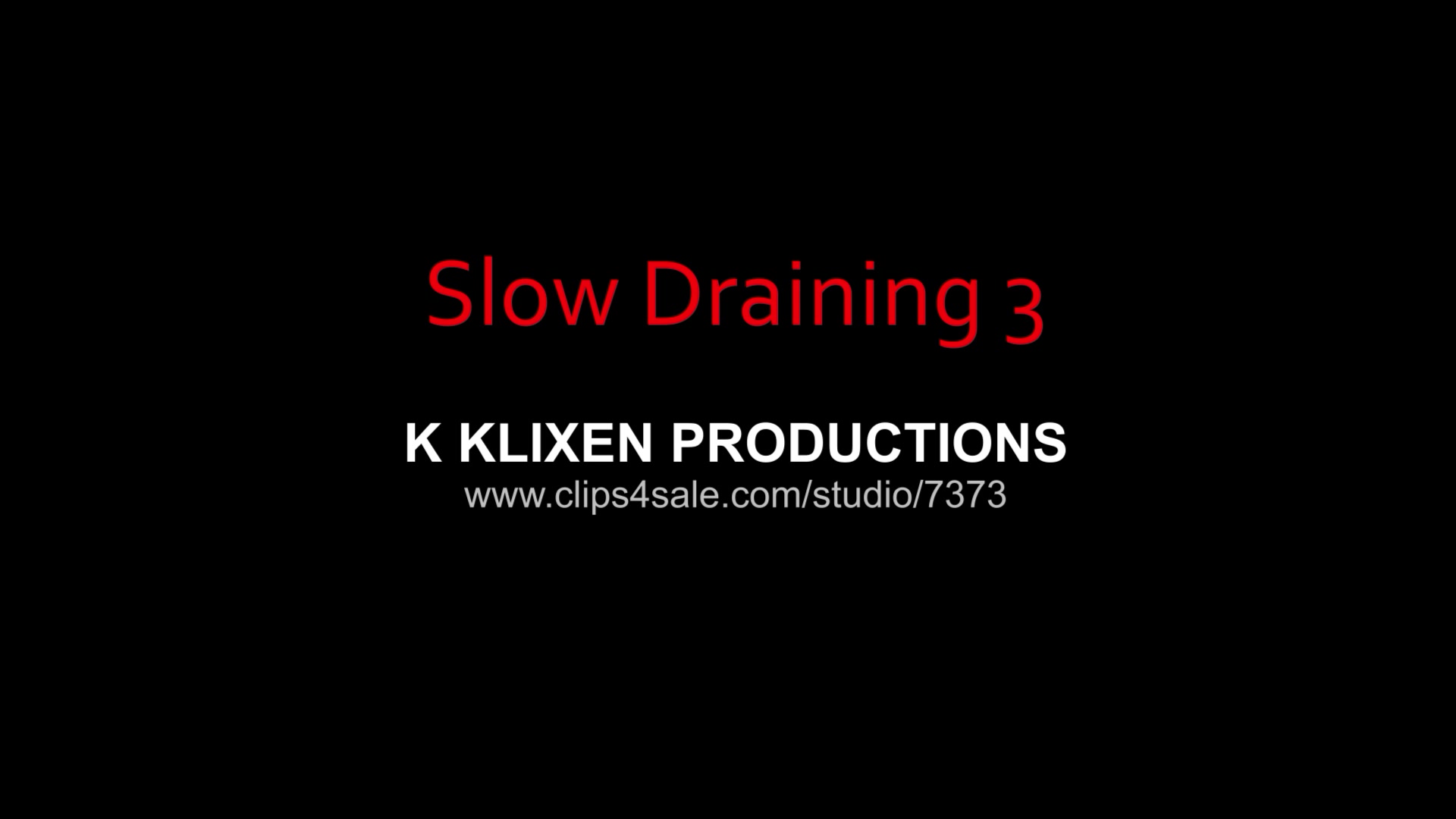 K slow draining 3