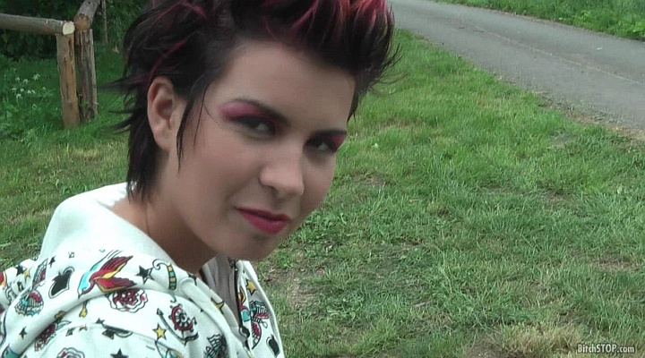Punk girl - bikers