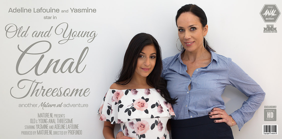 A very kinky old and young threesome goes Anal!