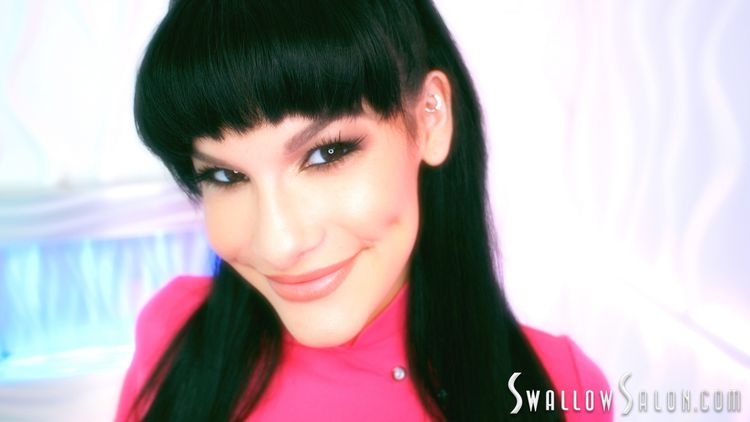 Swallow Salon Welcomes Eden Sin Back to Suck Cock and Swallow a Hot Load of Cum