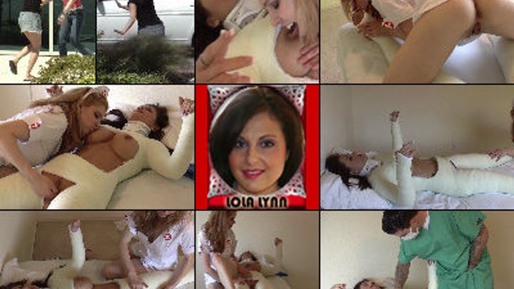 Lola Lynn Hit Run and Full Body Cast Footplay, Masturbation & Neck Brace