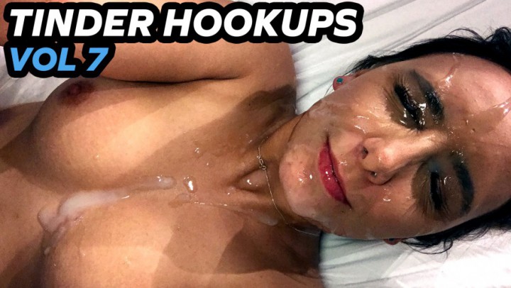 TINDER STRANGER BIGGEST FACIAL Threesome