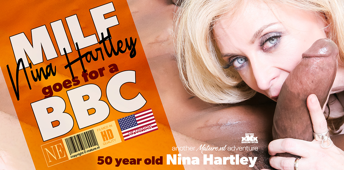 Nina Hartley is a 48 year old MILF pornstar who's craving a hard big black cock to fuck her hard!