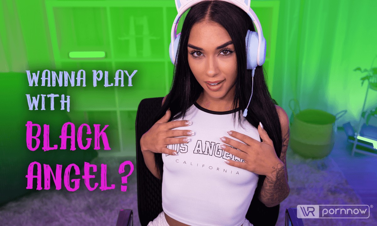 Erotic Gaming Session Starring Black Angel (Passthrough)