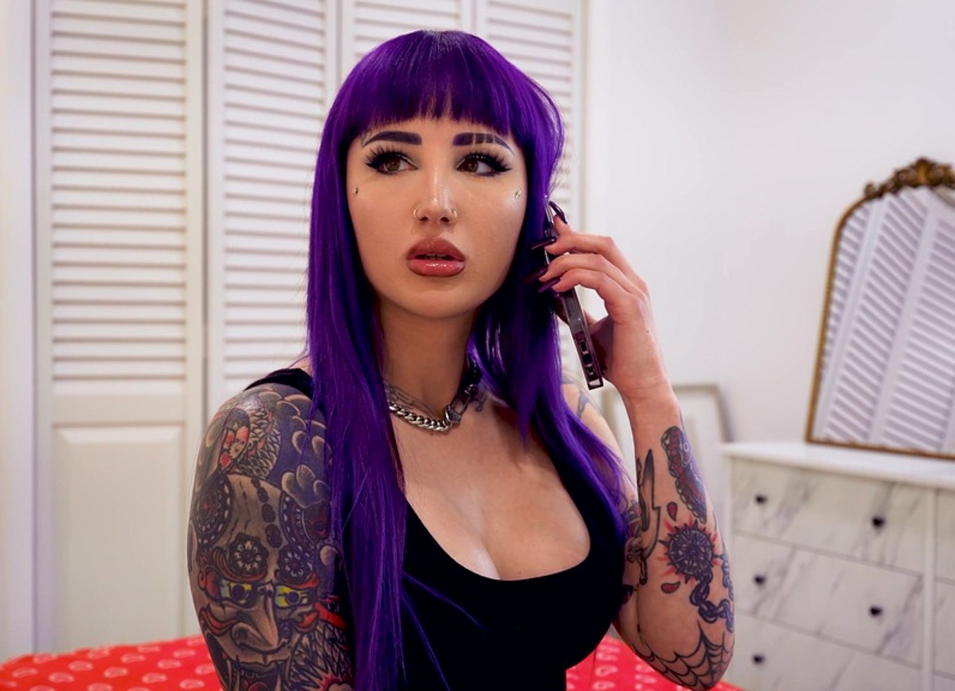 Val gets her house and pussy broken in too like a nasty squirting whore she is