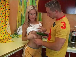 Cucumber, cock and sperm diet