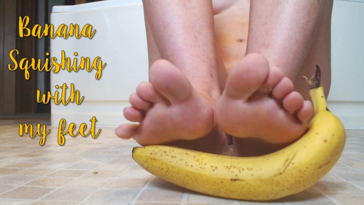 Banana squishing with my feet