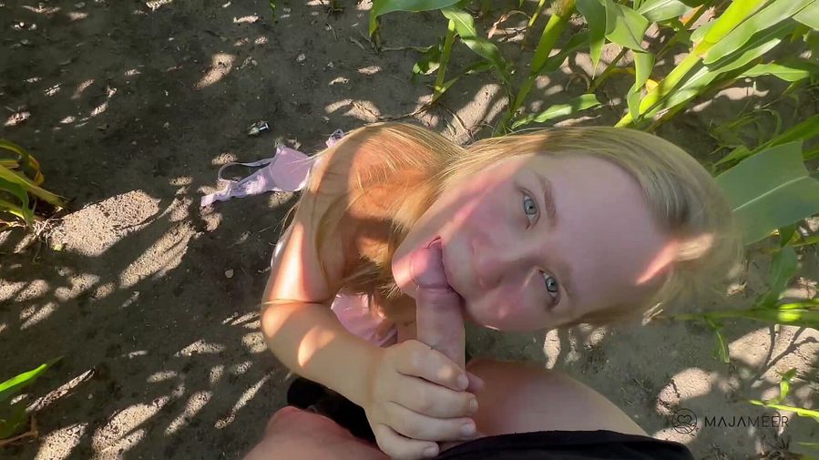 Forbidden an*l adventure in a cornfield - too sweet to stay good!