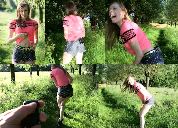 Cobie – remote e-stim outdoors