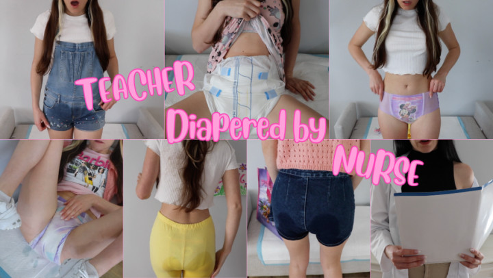 Teacher Diapered by the Nurse