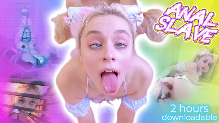 ULTIMATE Anal Ahegao Blonde BDSM Cosplay Pet Slave step-DADDY fet