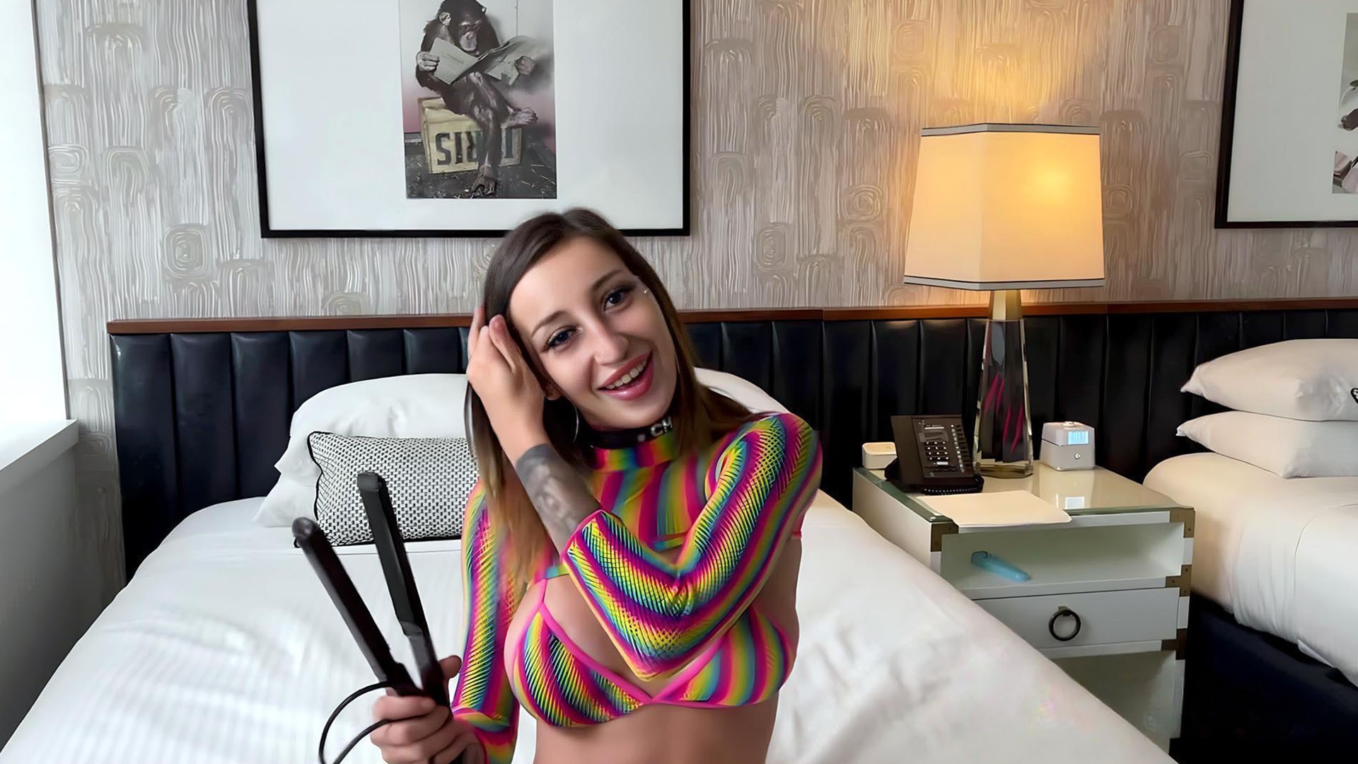 BTS - Tattooed Babe Anna Chambers Fucks Hardcore