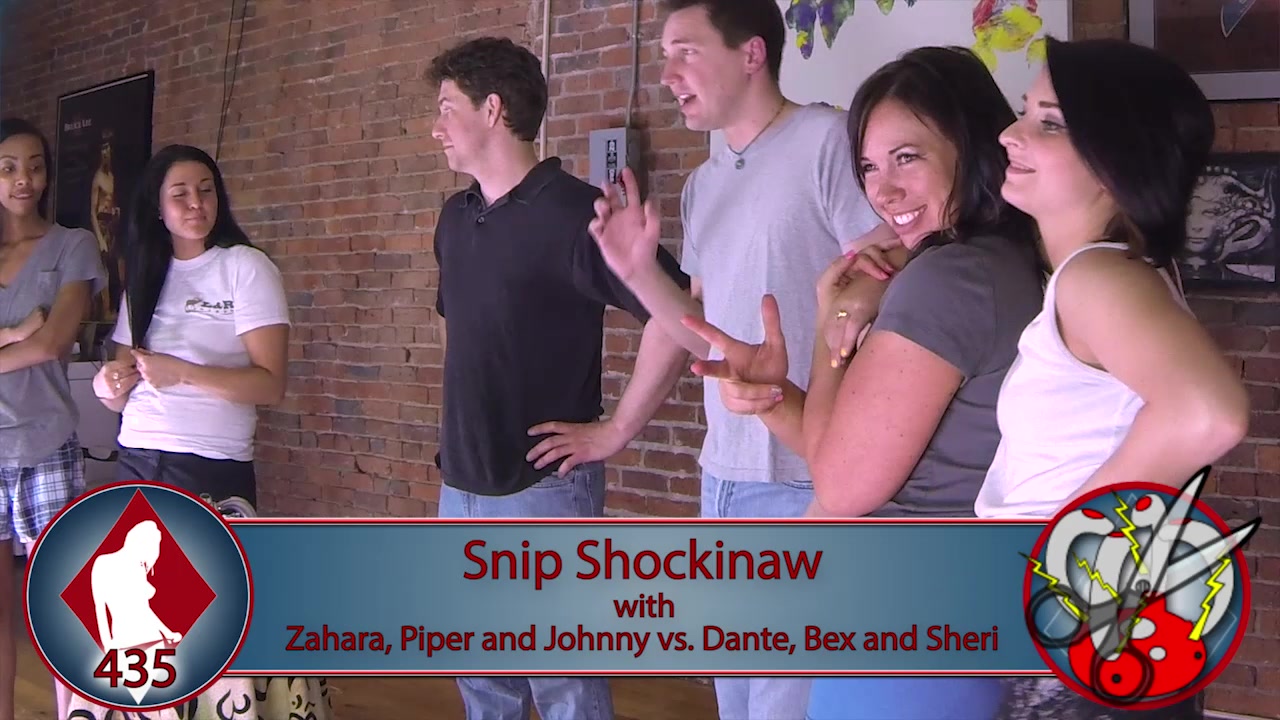 Snip Shockinaw with Zahara, Piper, and Johnny vs. Dante, Bex, and Sheri