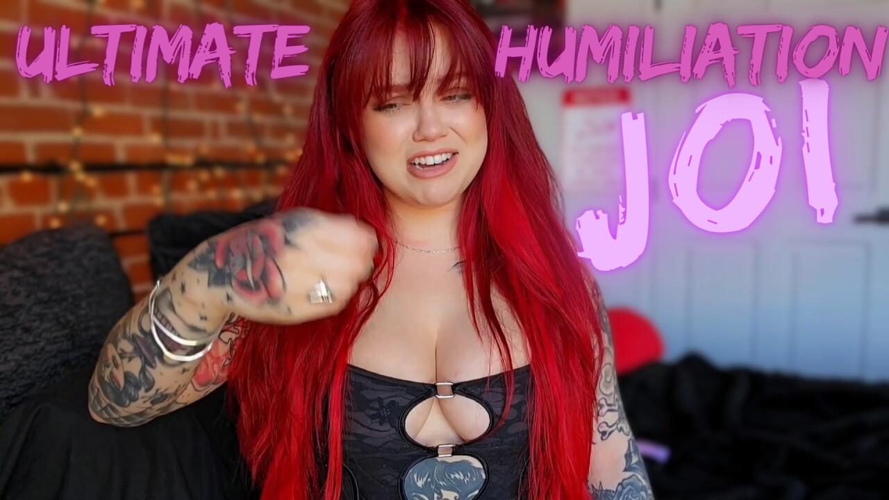 Ultimate Humiliation JOI - Femdom JOI - Ginger Rae