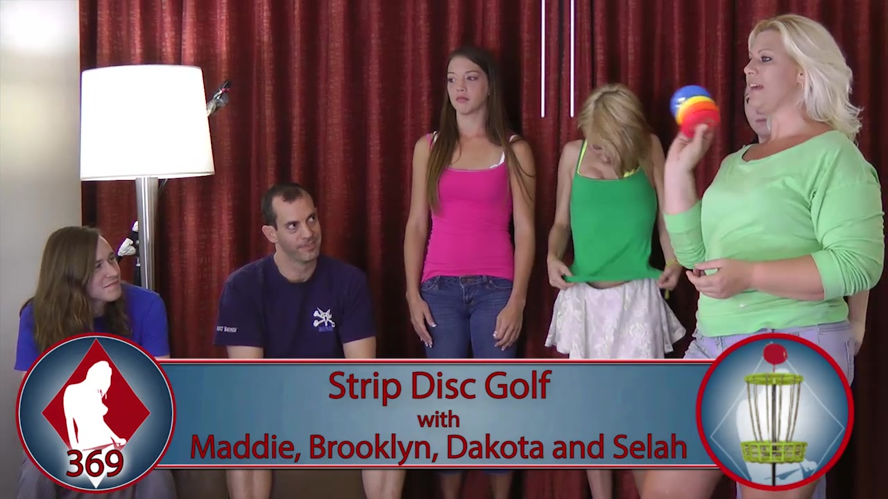 Strip Disc Golf with Maddie, Brooklyn, Dakota, and Selah