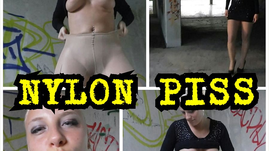 Sharp NYLON PISS in the parking garage