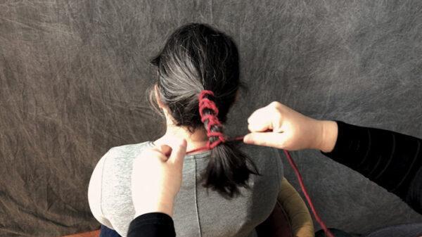 Hair Bondage: the Knot Tube
