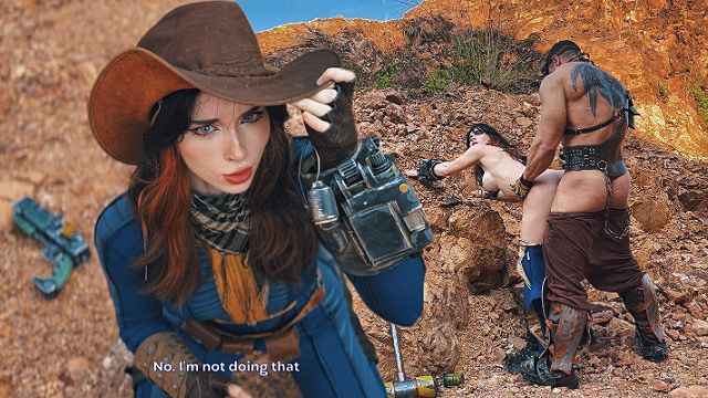 New Fallout Cosplay Porn Sweetie Fox - Sucked And Fucked For A Sip Of Water With A Stranger