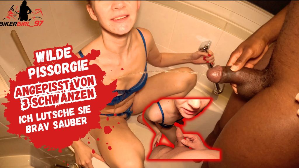 My first little piss gangbang!