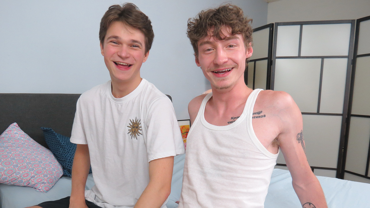 Broke Boys Adam & Beau Do Bareback Cream Pie Breeding