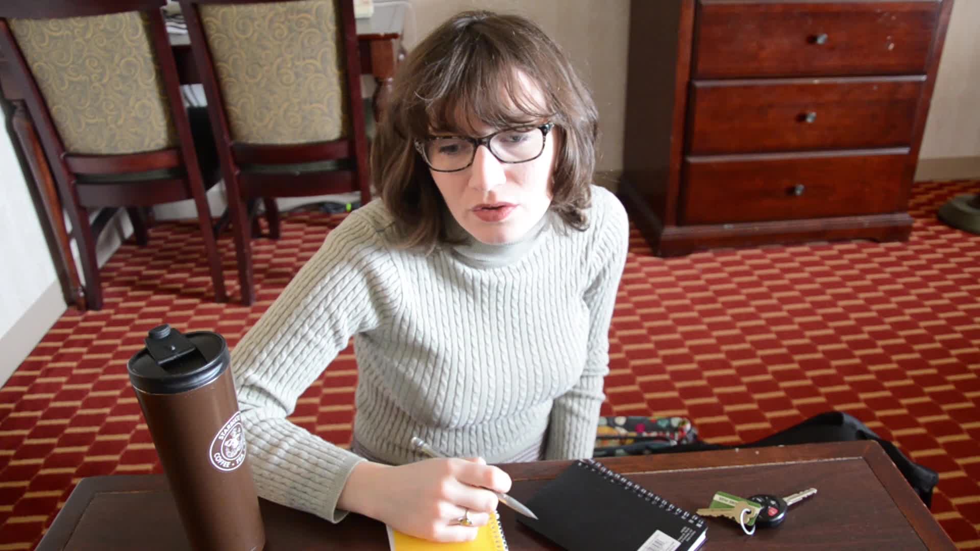 Nerdy Tutor Blowjob and Facial