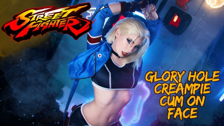 Glory Hole with Cammy White. Creampie and facial