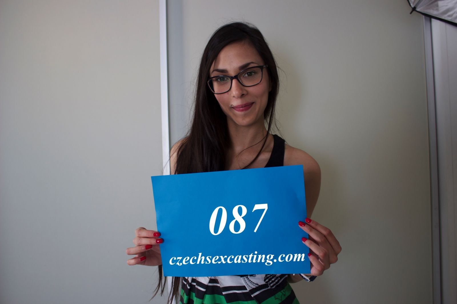 Ashely Ocean at her first porn casting